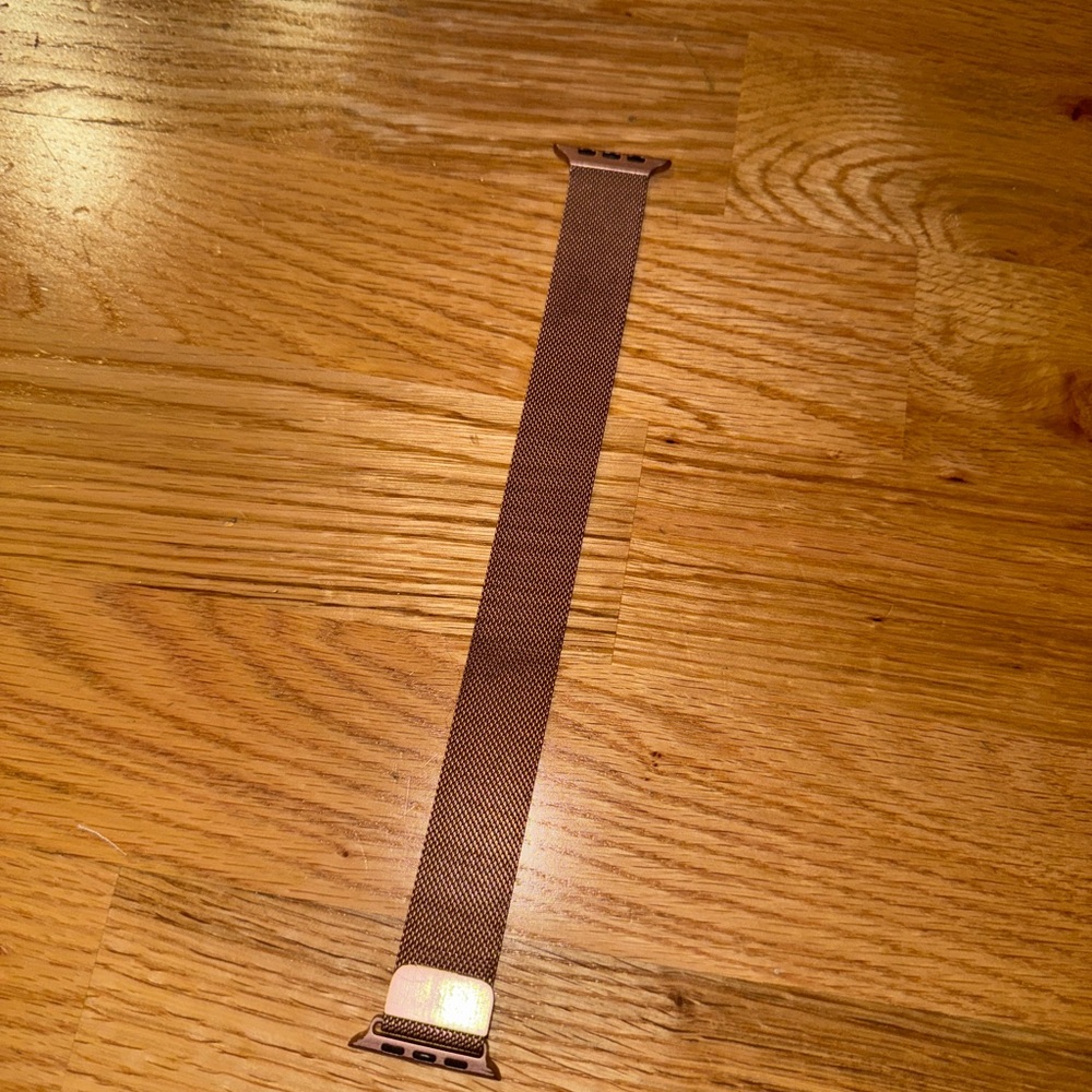 Rose Gold Mesh Watch Band